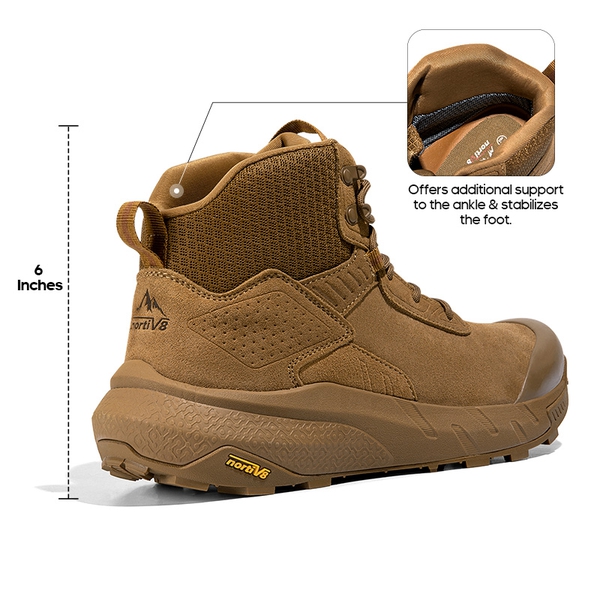 Men's Waterproof Military Tactical Work Boots - COYOTE - 2